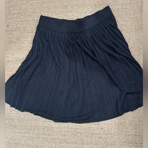 Halston Heritage Black Pleated Skirt